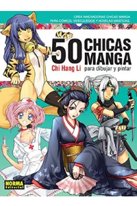 50 CHICAS MANGA PARA DIBUJAR Y PINTAR