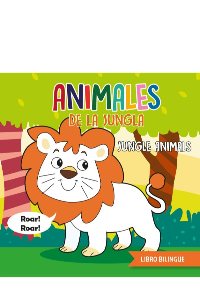 BILINGÜE DE BAÑO ANIMALES DE LA JUNGLA