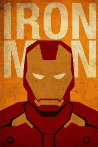 AFICHE SUPER HEROE GRANDE A3 O SIMILAR