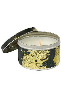 GAME OF THRONES MAP PERFUMADA VELA (2 OZ. - VANILLA)